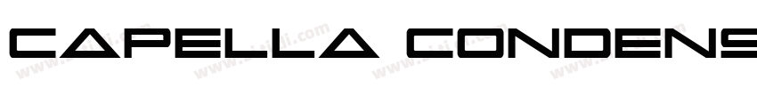 Capella Condensed Bo字体转换